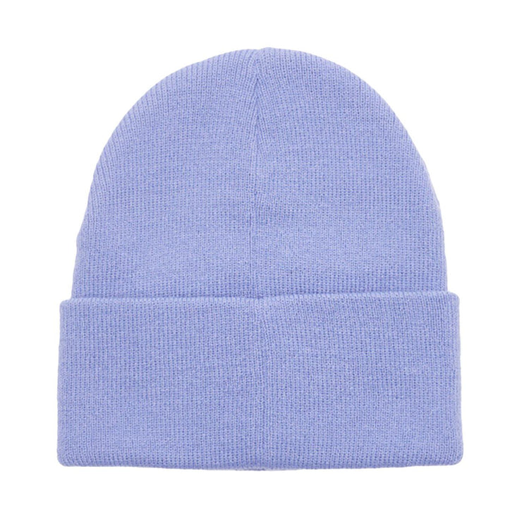 Icon Patch Cuff Beanie Beetroot Digital Violet - Cappellino in Maglia Rasata Viola 100030198 DIV OBEY 