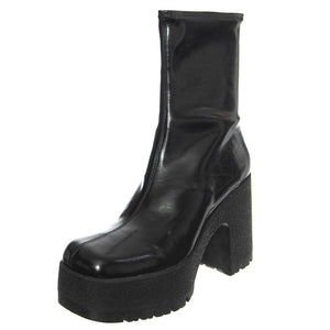 W' Refresh-L Black PU - Stivali Donna Neri JCSJCD-067-4-04-BLA  JEFFREY CAMPBELL 