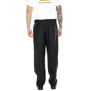 Zig Pant Black / White Line Stripes - Pantaloni Uomo Neri I032600.1WY.67.30  EDWIN 