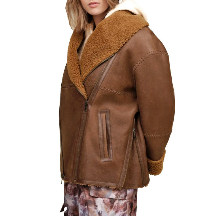 Shearling Coat Regenerate II Cognac - Giacca Uomo / Donna Marrone UGC1158700-COG  UGG 