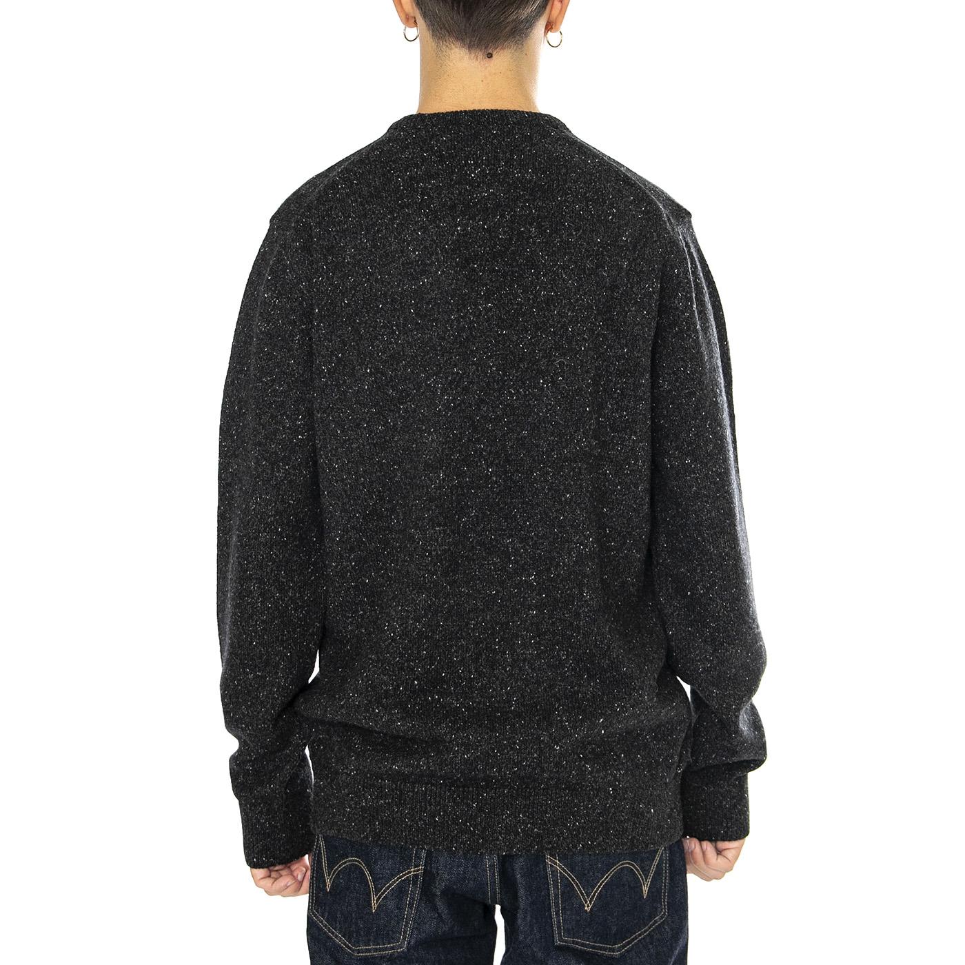 Essential Tisbury Crew Black - Maglione Girocollo Uomo Nero MKN0844-BK31  BARBOUR 