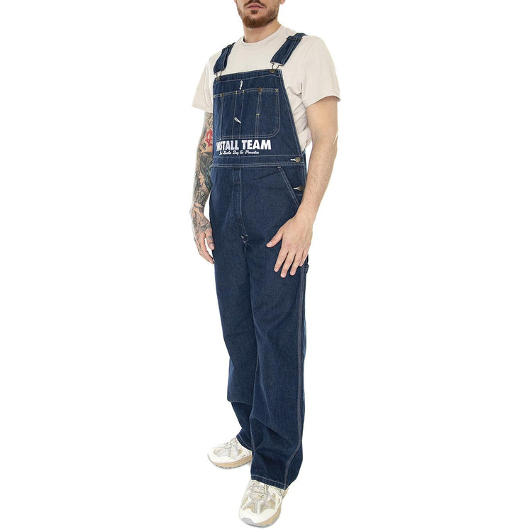 NYS Denim Bib Overall Indigo Blue - Salopette Uomo Denim Jeans Blu DK0A4Y46NB01  DICKIES 