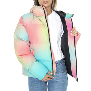 Glow Quilted Jacket All Over Print - Giacca Donna Multicolore Glow Quilted Jacket All Over Print  SANTA CRUZ 