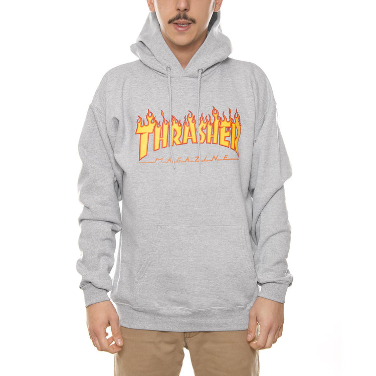 FLAME HOOD GREY 312007 GRY  THRASHER 