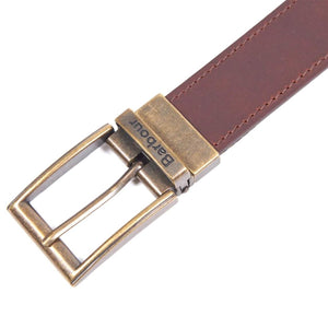 Reversible Leather Belt Classic Tartan Brown - Cintura Marrone FW22-MAC0364-TN11  BARBOUR 