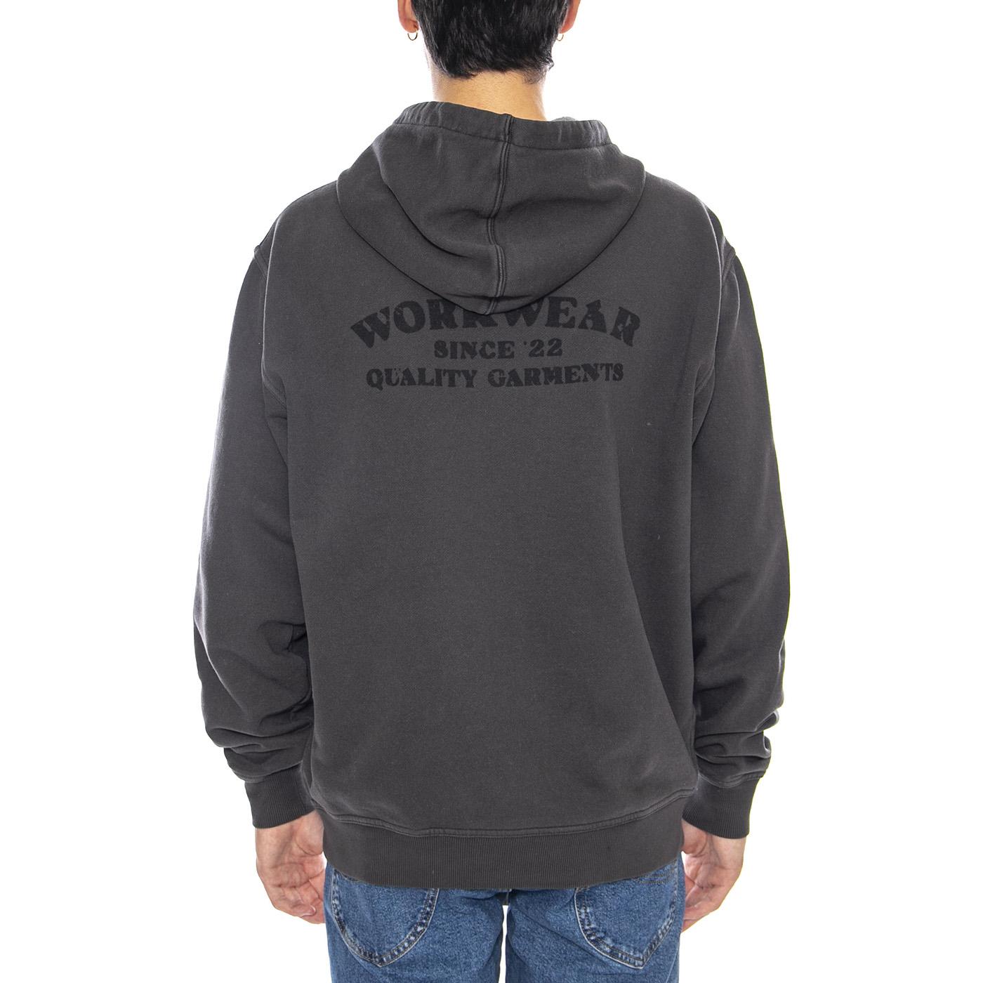 Christiana GD Hoodie Black - Felpa con Cappuccio Uomo Nera DK0A87NQBLK1  DICKIES 