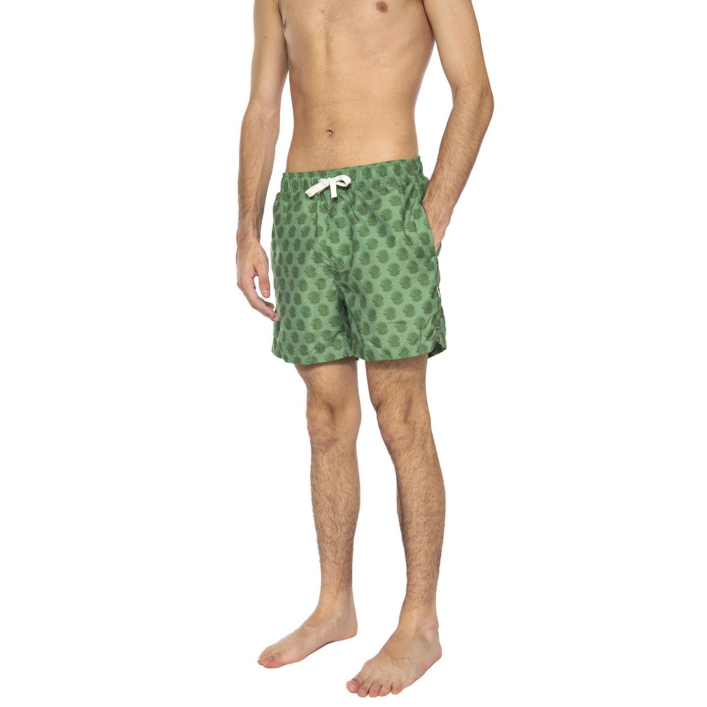 Onsbasile Life Swim Short AOP CS Garden Green - Costume da Bagno Uomo Verde 22035603-VR  ONLY & SONS 