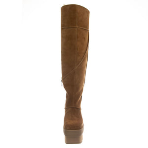 W New Heihghts Platform Xtra Chestnut - Stivali Donna Marroni UGSNHPLXCHE1157911W  UGG 