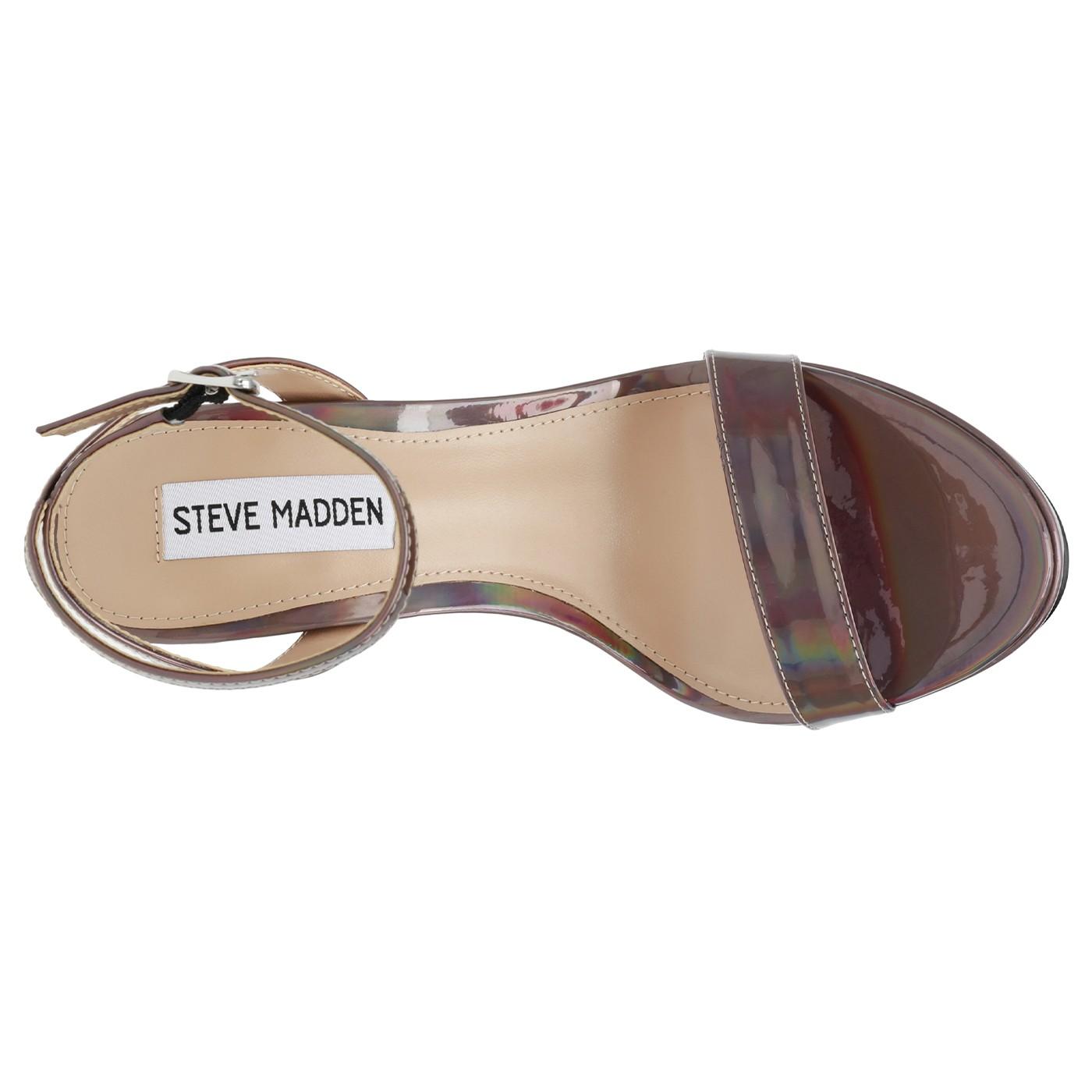 Wordly Pewter Hologram Mirror PU - Sandali Donna Grigi SMSWORDLY-PEW  STEVE MADDEN 