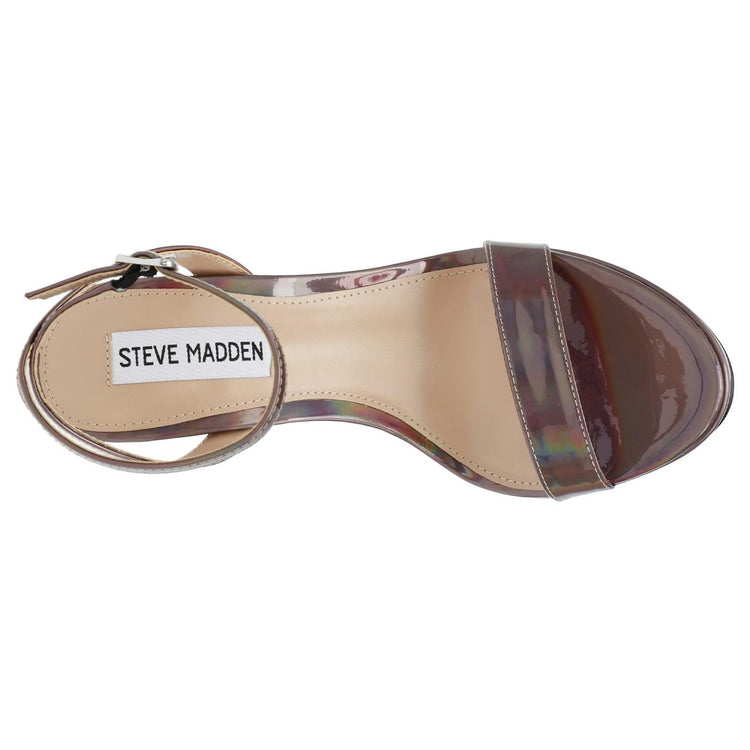 Wordly Pewter Hologram Mirror PU - Sandali Donna Grigi SMSWORDLY-PEW  STEVE MADDEN 