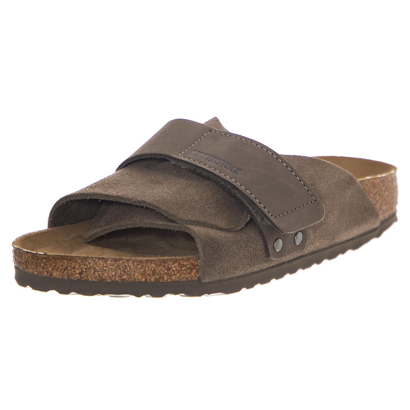 Kyoto concrete gray, Suede Leather/Nubuck - Sandali Uomo / Donna Grigi 1029138  BIRKENSTOCK 