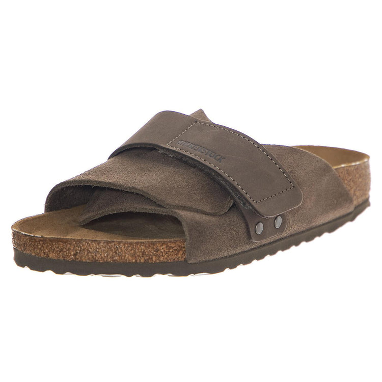 Kyoto concrete gray, Suede Leather/Nubuck - Sandali Uomo / Donna Grigi 1029138  BIRKENSTOCK 