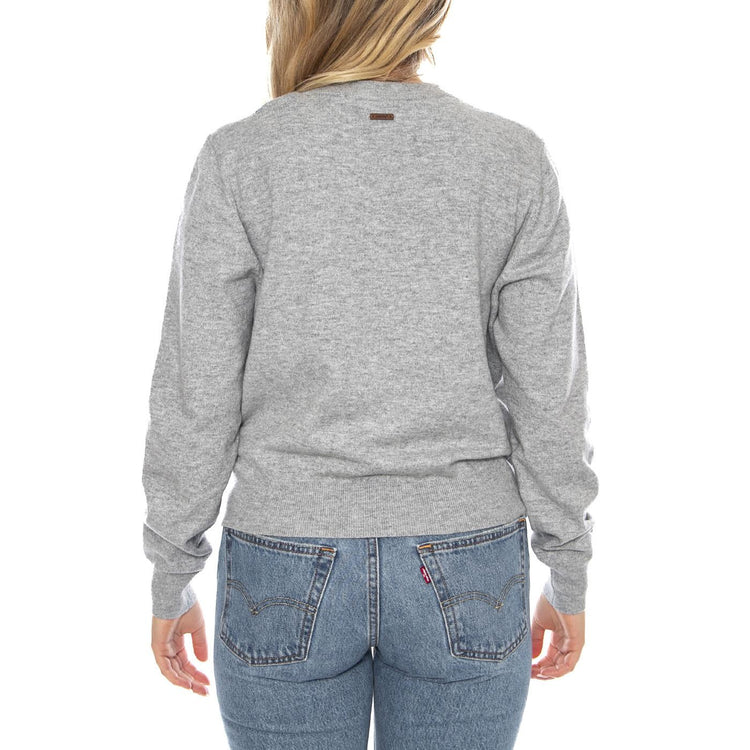 Super Soft Crewneck Cardi Elgin Placed A Blue -- Cardigan Donna Multicolore 0037P-0005 . LEVIS 