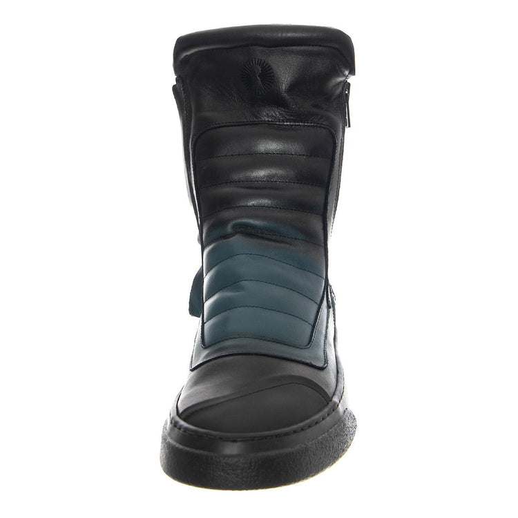 M' Moto Nappa Black / Blue Black Sole - Stivali Uomo Neri / Blu BOMMOTO-NAPPA.BKBLU  BRUNO BORDESE 