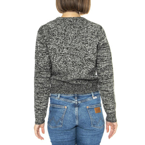 Snowflake Pullover Marled Yarn Caviar & Neutral - Maglione Donna Grigio A9283-0010  LEVIS 