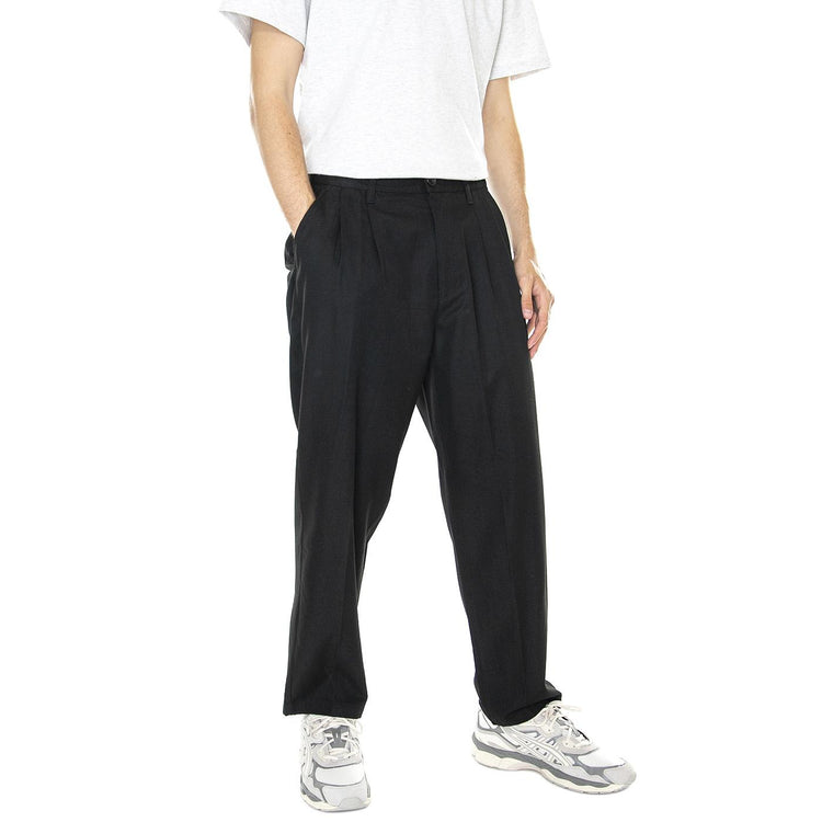M' Fubar Pleated Pant Black - Pantaloni Uomo Neri 142020201-BLK  OBEY 