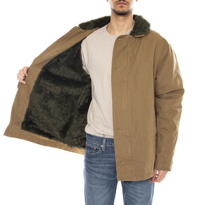 20th Anniversary Mast Jacket -- Giacca Uomo Olive Surplus Marrone 03445 OLVSP BRIXTON 