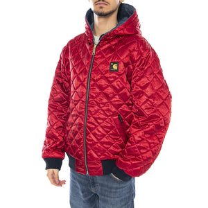 50 Years Anniversary OG Active Jacket Denim Blue / USA Red - Giacca Uomo Blu I035966.3FZ12 . CARHARTT WIP 