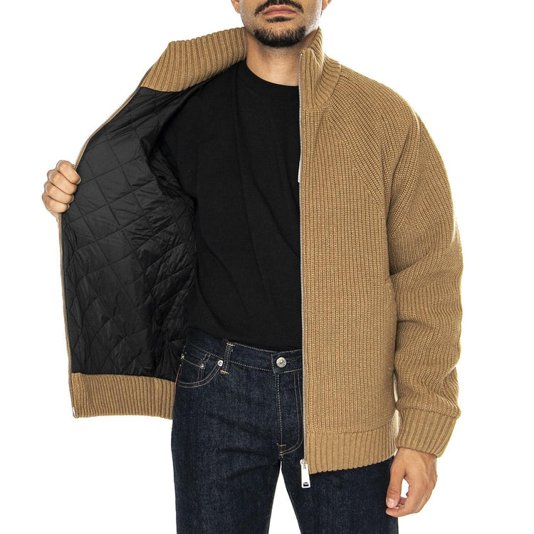 Banley Sweater Jacket Peanut - Cardigan Uomo Marrone I033902.2FSXX  CARHARTT WIP 