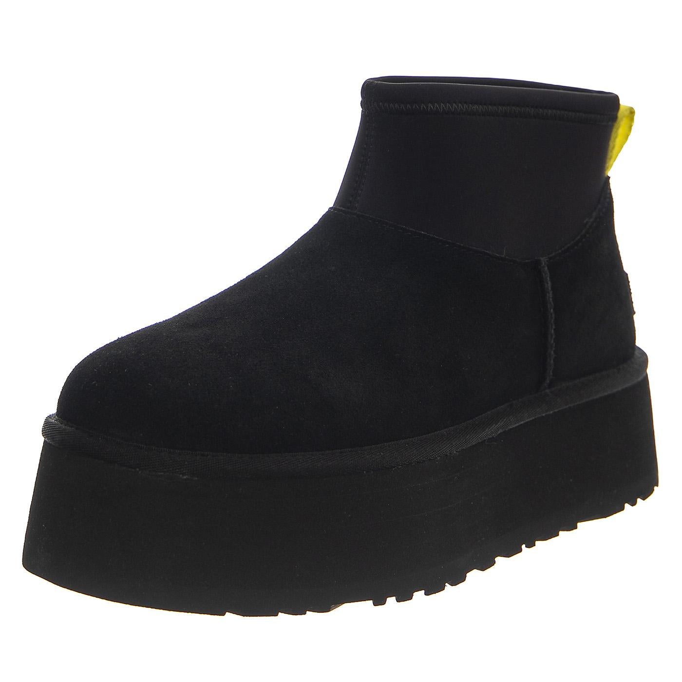 W Classic Mini Dipper Black - Stivaletti Donna Neri 1168170-BLK  UGG 