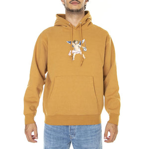 Watch Out Premium Hood Fleece Brown Sugar - Felpa con Cappuccio Uomo Marrone 112843042-BRS  OBEY 