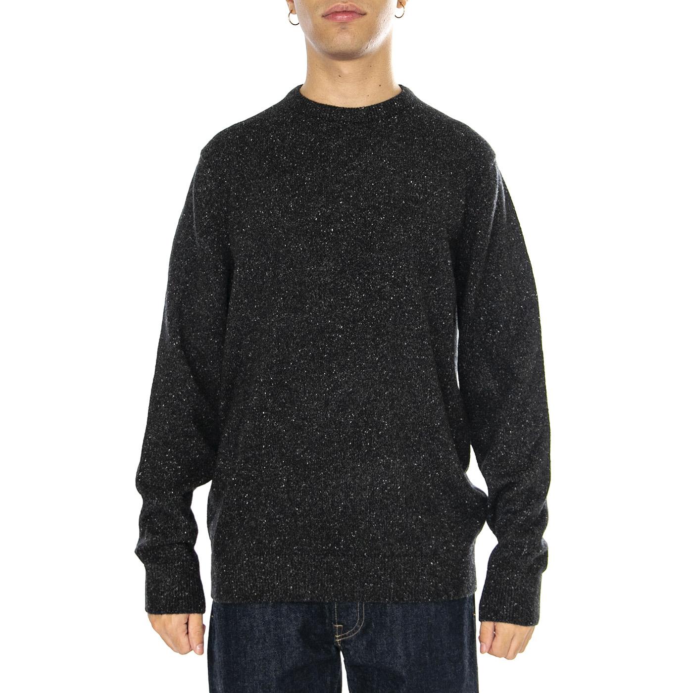 Essential Tisbury Crew Black - Maglione Girocollo Uomo Nero MKN0844-BK31  BARBOUR 