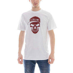 SKULL T-SHIRT WHITE MTS011-WHITE  C1RCA 