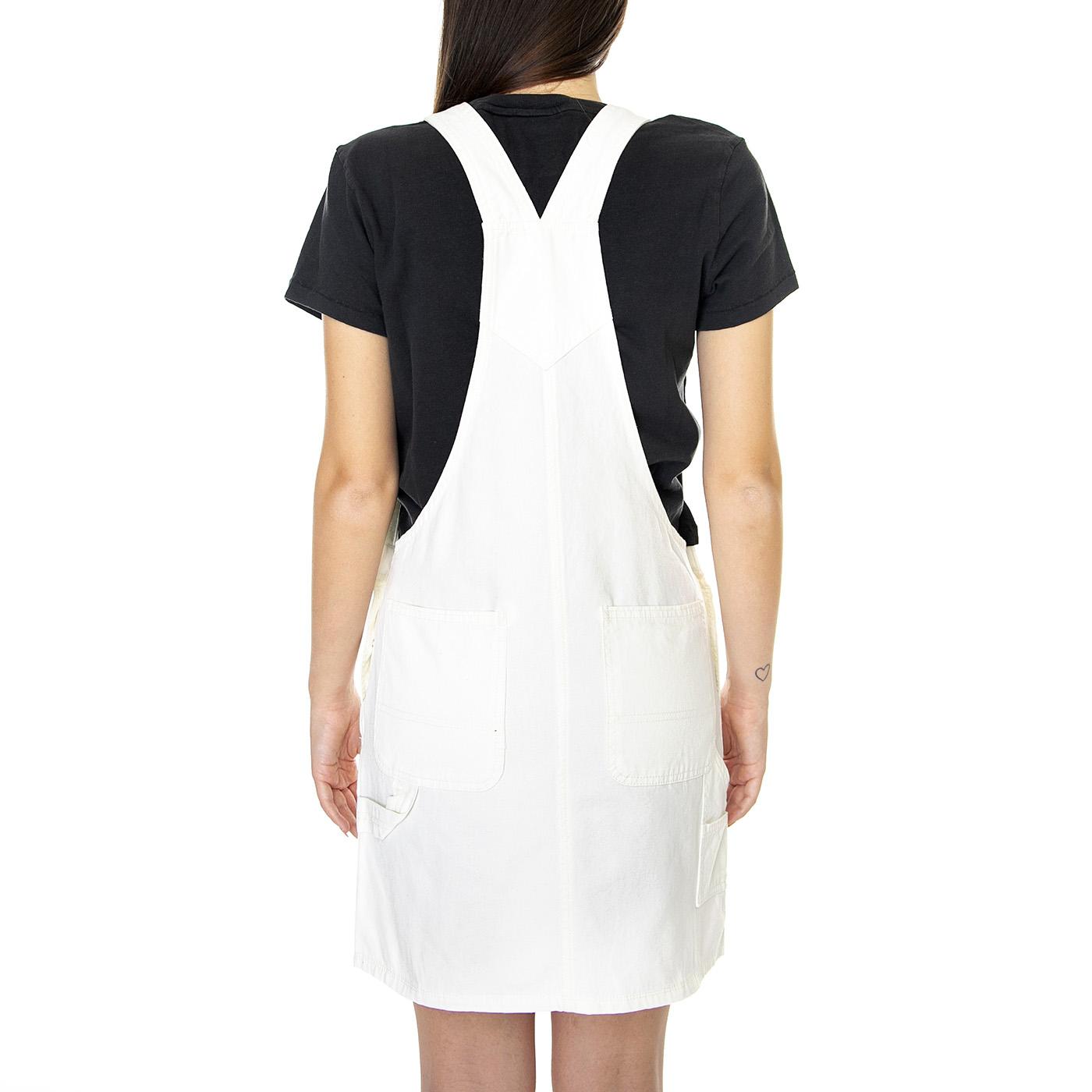 Ground Work Skirtall Marshmallow - Salopette Gonna Donna Bianca VN00046HFS81  VANS 