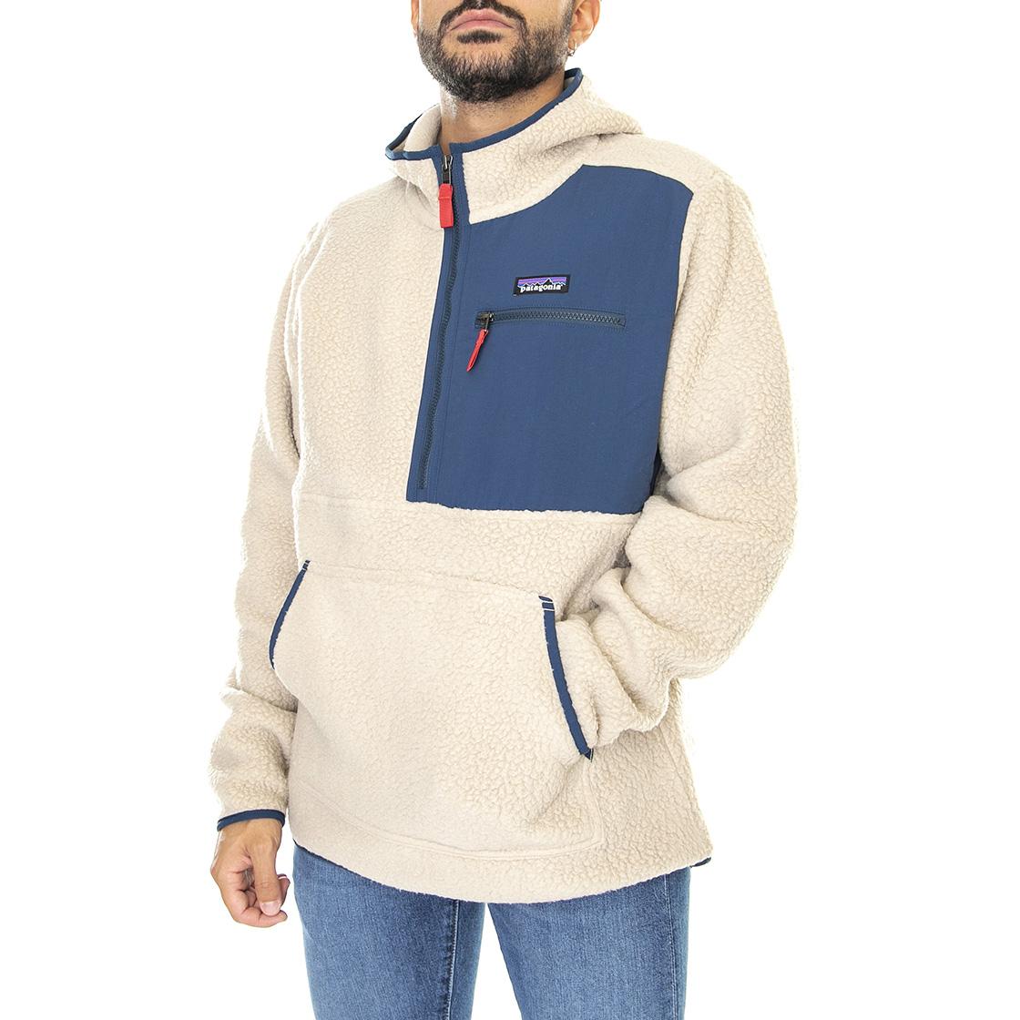 M's Retro Pile P / O Oar Tan - Felpa con Zip da 1/4 Uomo Beige 22790-ORTN  PATAGONIA 