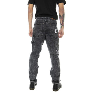 Retro Moon - Denim Jeans Uomo Grigi KRCKM213-034-1  KARL KANI 
