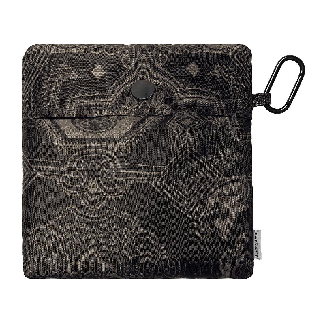 Verse Shopping Bag Verse Print, Black / Wax - Borsa Shopping Bag Nera I031033-1ABXX  CARHARTT WIP 