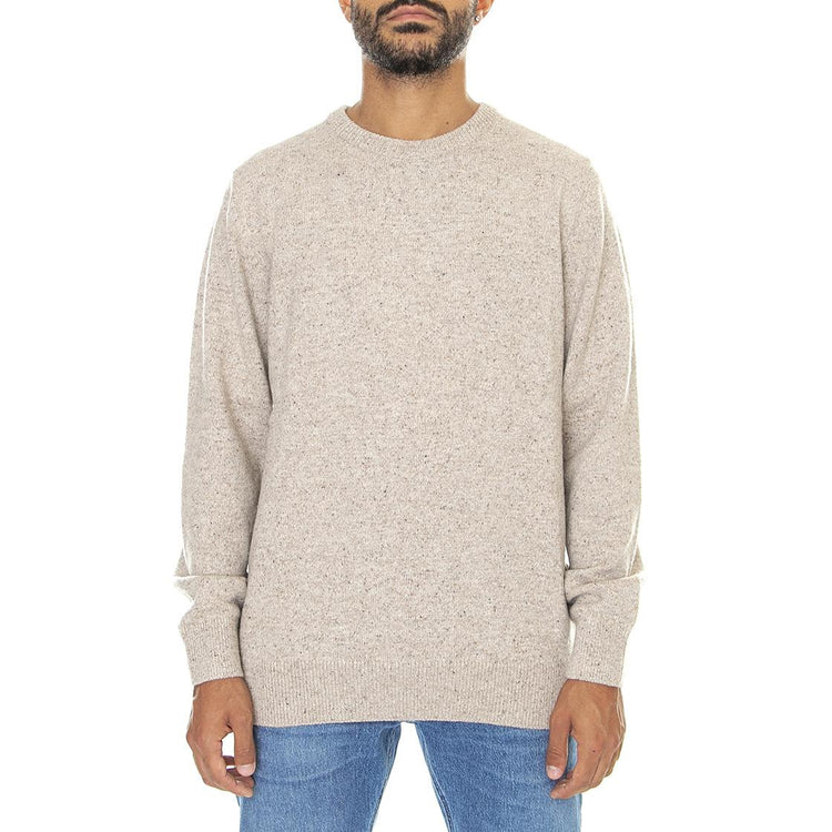 Essential Tisbury Crew Stone - Maglione Girocollo Uomo Beige 222MMKN0844-ST51  BARBOUR 