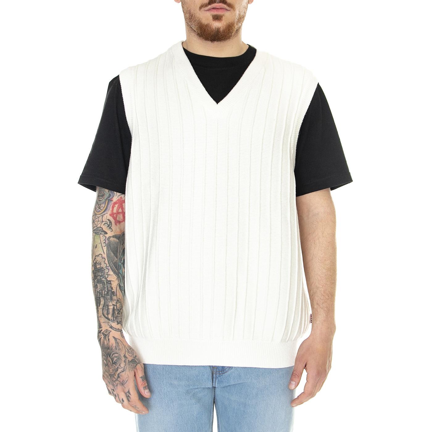 Go Jaxon Sweater Vest Off White - Gilet in Cotone Uomo Bianco M3GR14Z36Z1-OFWT  GUESS ORIGINALS 