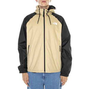 M' TNF Rain Hoodie Khaki Stone - Giacca con Cappuccio Uomo Multicolore NF0A7ZXYLK51  THE NORTH FACE 