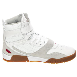 Breaker - Scarpe Stringate Profilo Alto Uomo Bianche / Rosa / Gum BREAKER White/Rose-Gum  SUPRA 