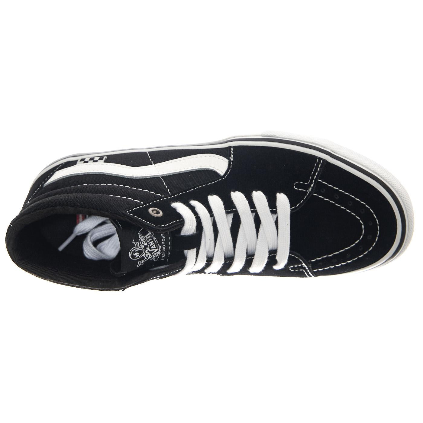 Skate Grosso Mid - Scarpe Stringate Profilo Alto Uomo Nere VN0A5FCGMCG1  VANS 