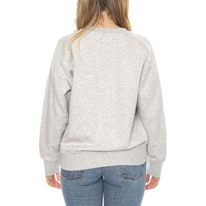 Raglan Crew SWS Grey Heather -- Maglione Donna Grigia 112371560 . LEE 