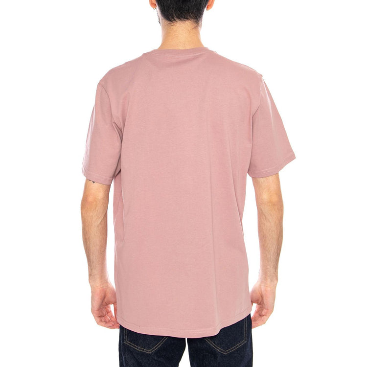 S/S Pocket T-Shirt Glassy Pink - Maglietta Girocollo Uomo Rosa I030434.1NJXX . CARHARTT WIP 