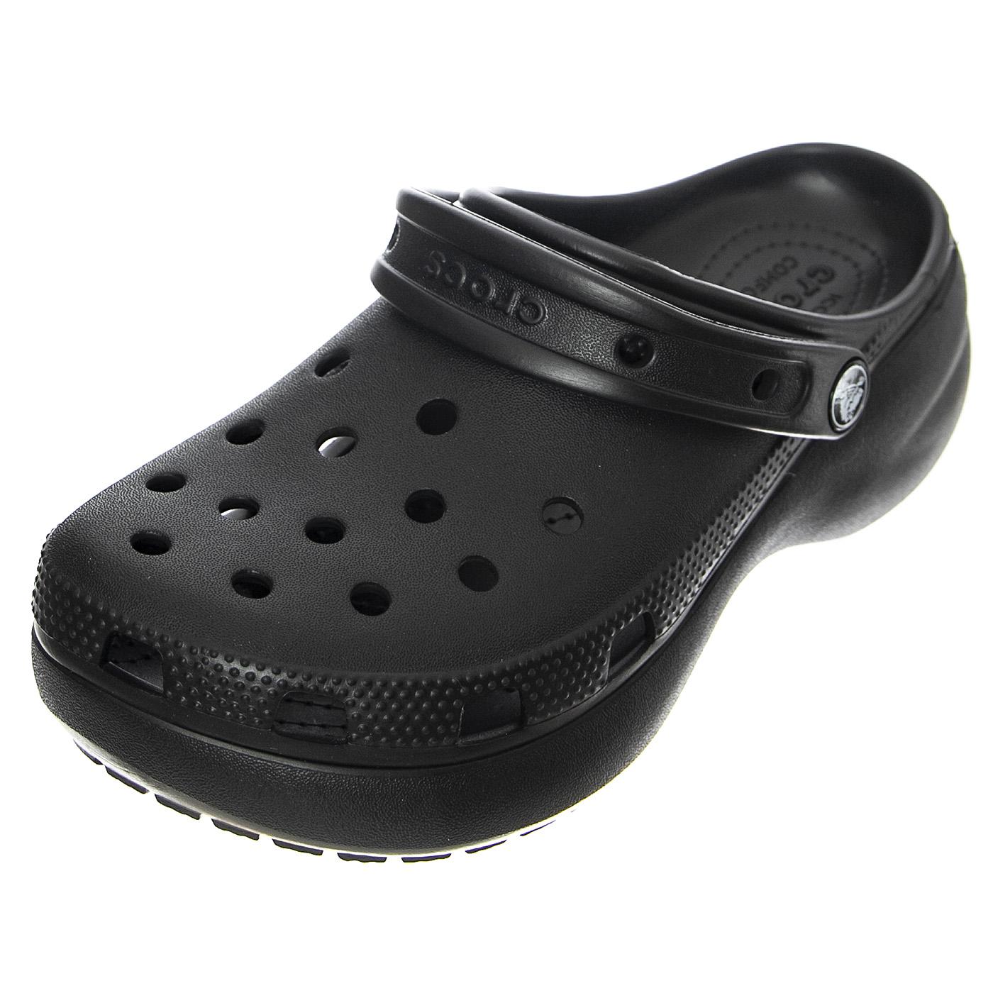 Classic Platform Clog Black - Sandali Donna Neri CR.206750 BLK CROCS 