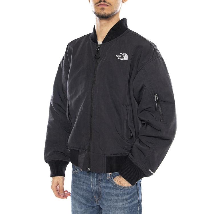 U TNF Bomber Black -- Giacca Bomber Uomo Nera NF0A8F3R JK31 THE NORTH FACE 