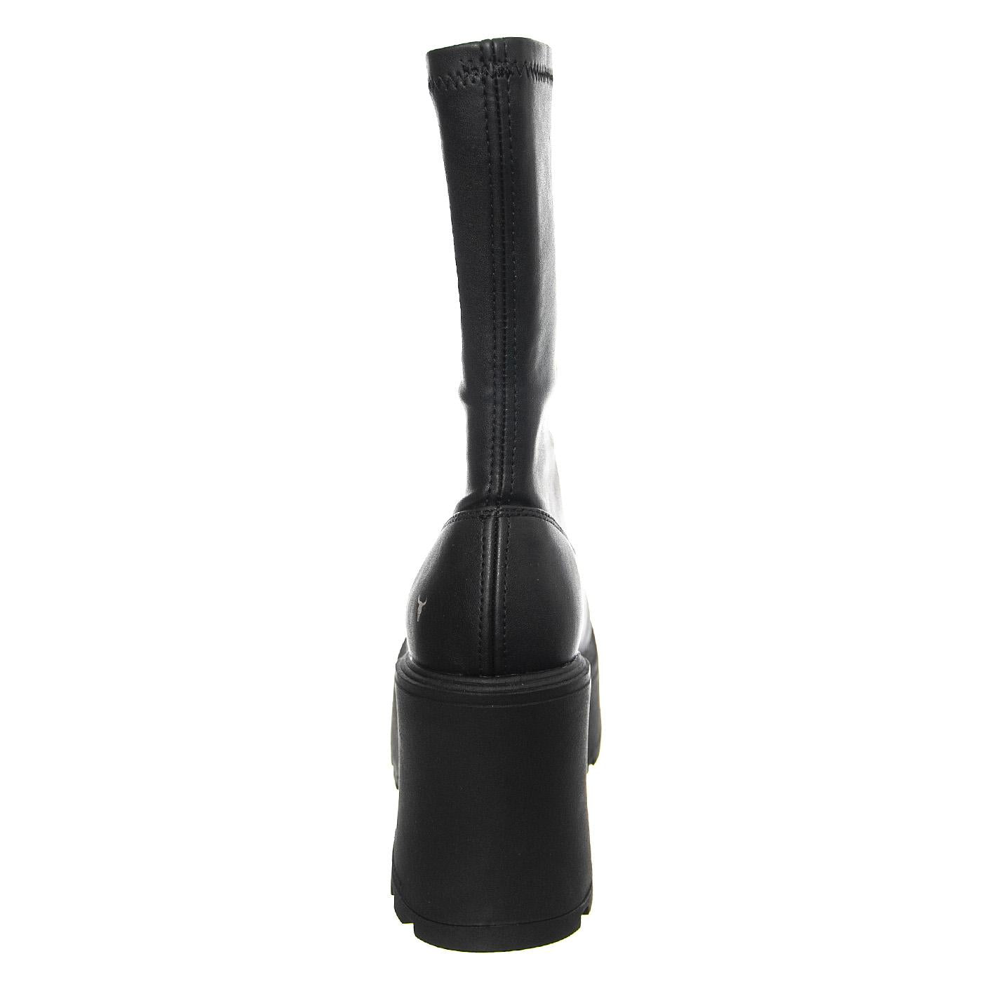 Found Black Stretch Pu - Stivali Donna Neri WSSFOUND-BLK  WINDSOR SMITH 