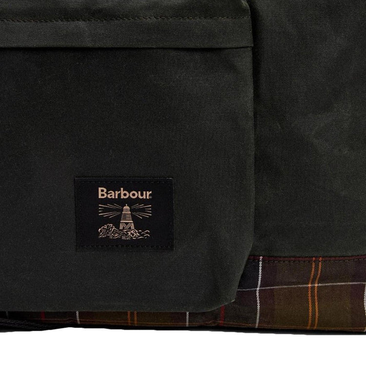 Field Wax Holdall Sage - Borsa a Tracolla Verde UBA0715 SG91 BARBOUR 