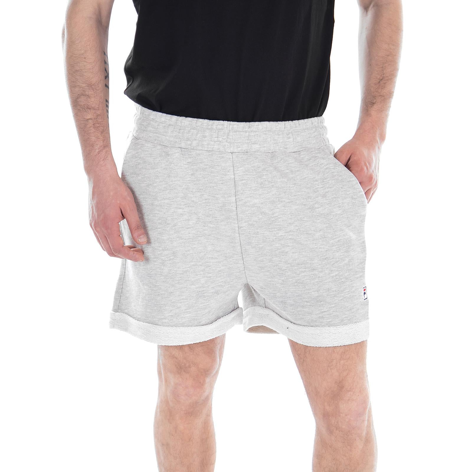 Dustin Sweat Shorts light grey melange bros 682172-B13  FILA 
