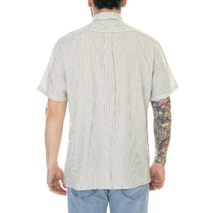 Deerpark Tailored Shirt Olive - Camicia Maniche Corte Uomo Verde / Multicolore MSH5282-OL51-SS23  BARBOUR 