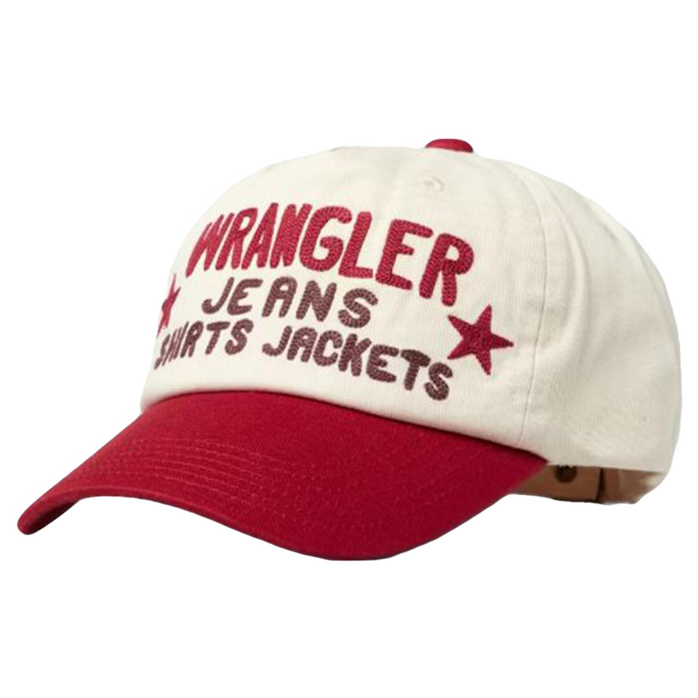 WRANGLER CAP RED - Cappellino con Visiera Rosso/Bianco 112378827 RED WRANGLER 