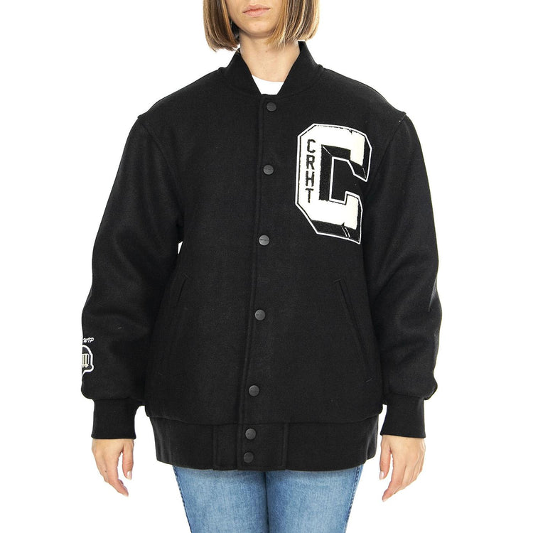 W' Brown Ducks Jacket Black - Giacca Donna Nera I033859.89XX  CARHARTT WIP 