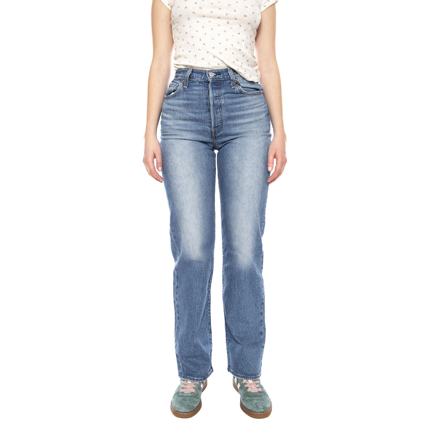 Ribcage Full Length Dance Around - Jeans Donna Blu 79078 0008 LEVIS 