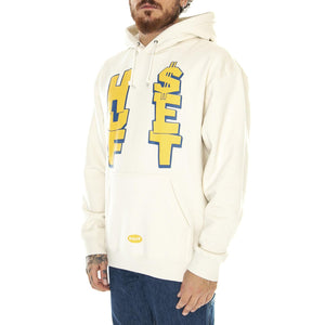 Huf Anthem P/O Hoodie Bone - Felpa con Cappuccio Uomo Beige PF00617-BONE  HUF 