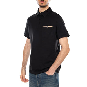 POLO BLACK - Polo Uomo Nera MML1496 BK31 BARBOUR 