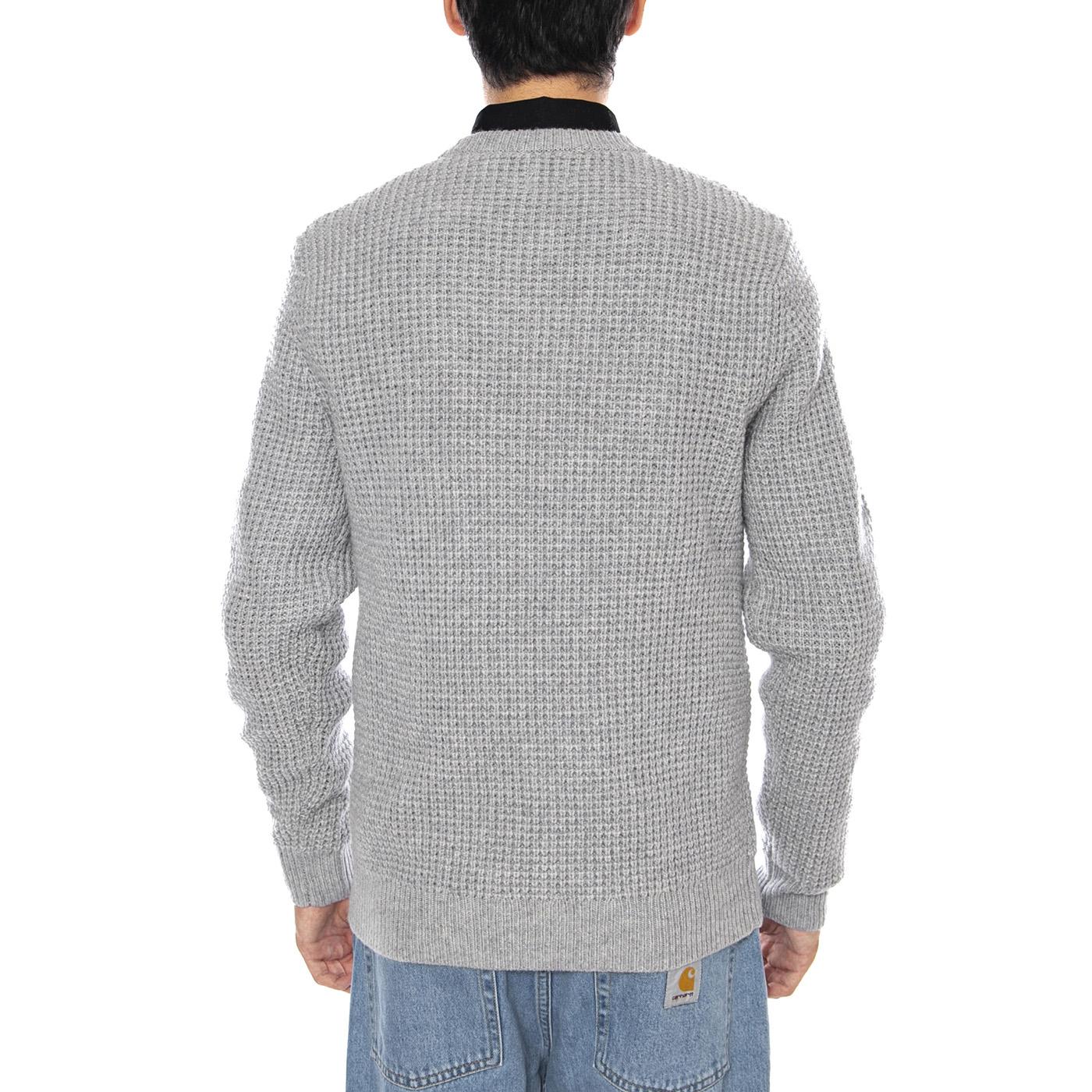 Presidio Crew Mid Tone Grey Heather Grey - Maglione Girocollo Uomo Grigio 003B6-0002  LEVIS 